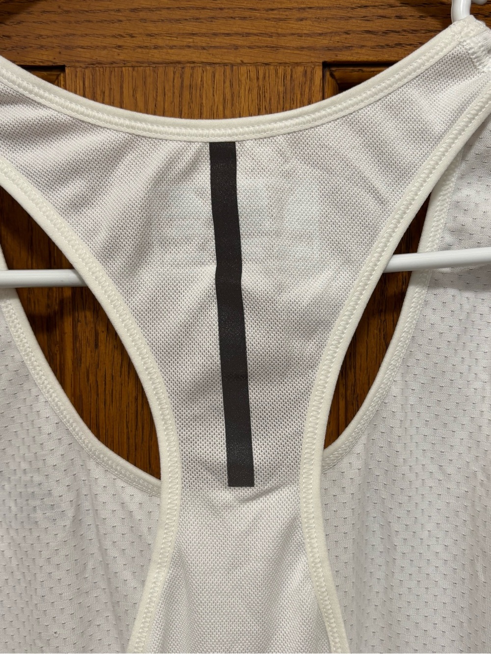 New Balance Flywheel Mesh Racerback Aerocore Running Tank Top White Sz L. NWT - Picture 6 of 12